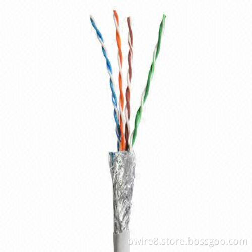 High-quality 24AWG Cat5 UTP 4-pair Cable, 60 or 75°C Rated Temperature